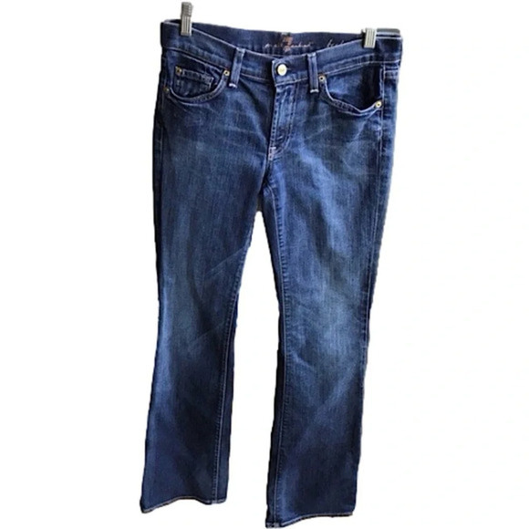 7 For All Mankind Boot Cut Jeans Size 27 - Picture 2 of 16
